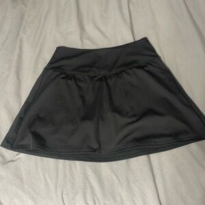 Black athletic skirt